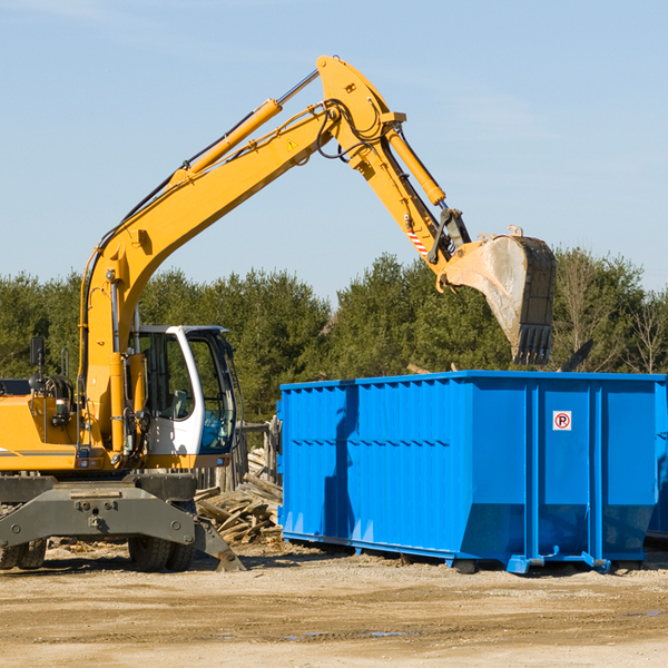 what size residential dumpster rentals are available in Deerfield